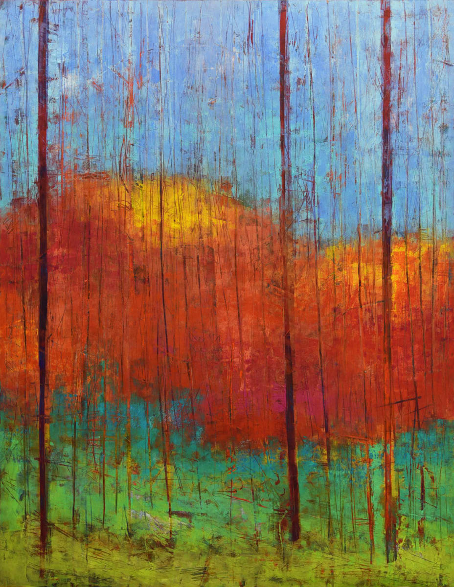 Autumn Joy, 58x48 by Ginnie Cappaert 