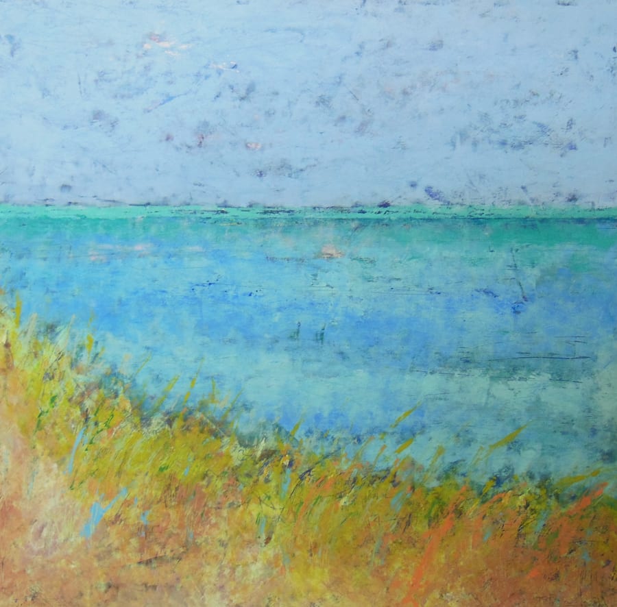 Beach, 45x45 by Ginnie Cappaert 