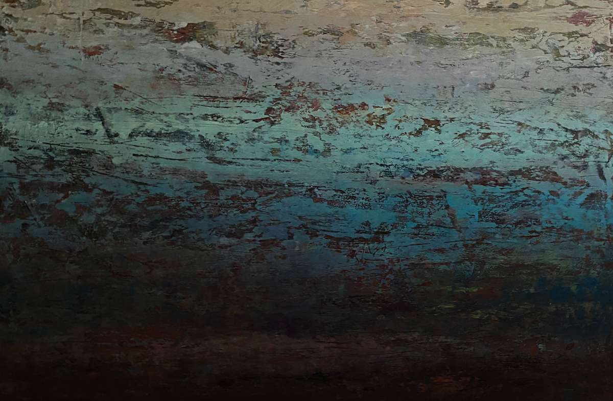 Beautiful Complexities I, 28x40" by Ginnie Cappaert 