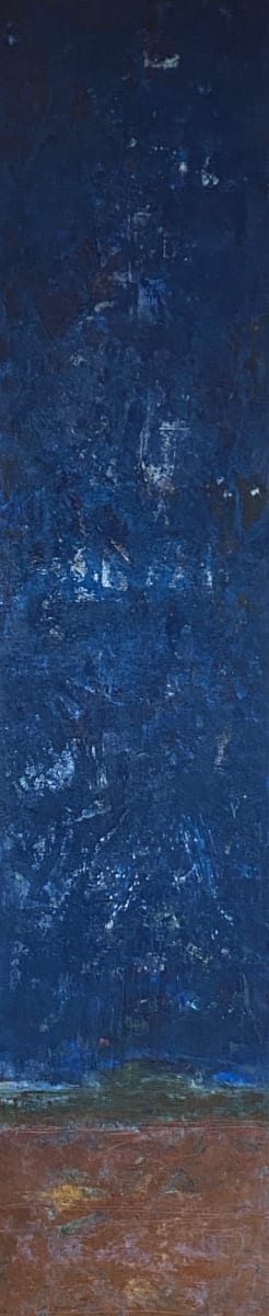 Big Night Sky, 60x12" by Ginnie Cappaert 