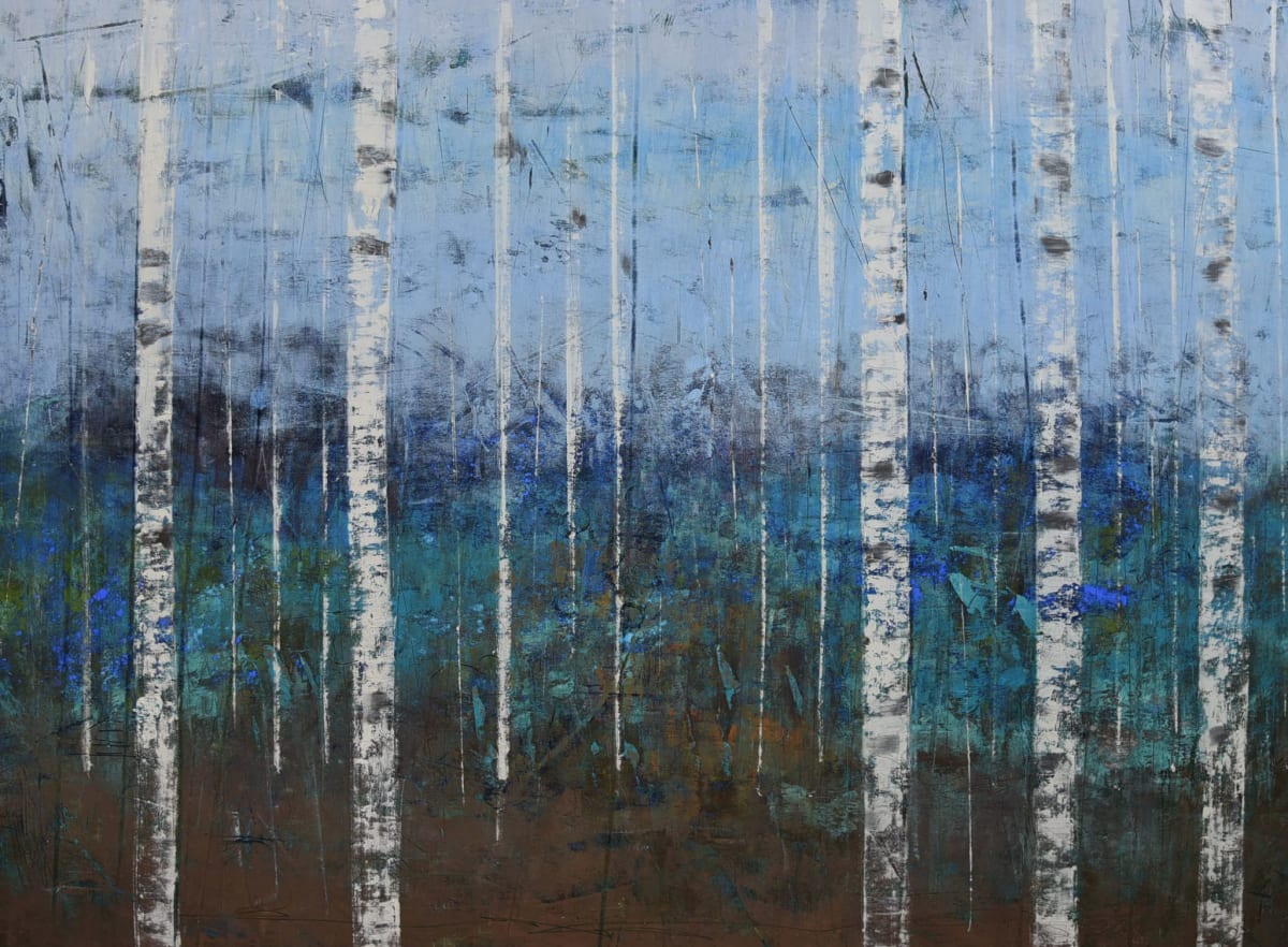 Blue Day, 30x40" by Ginnie Cappaert 