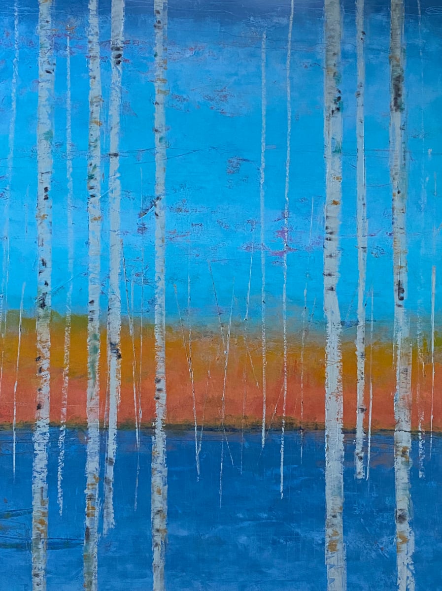 Branches Dancing, 40x30" by Ginnie Cappaert 