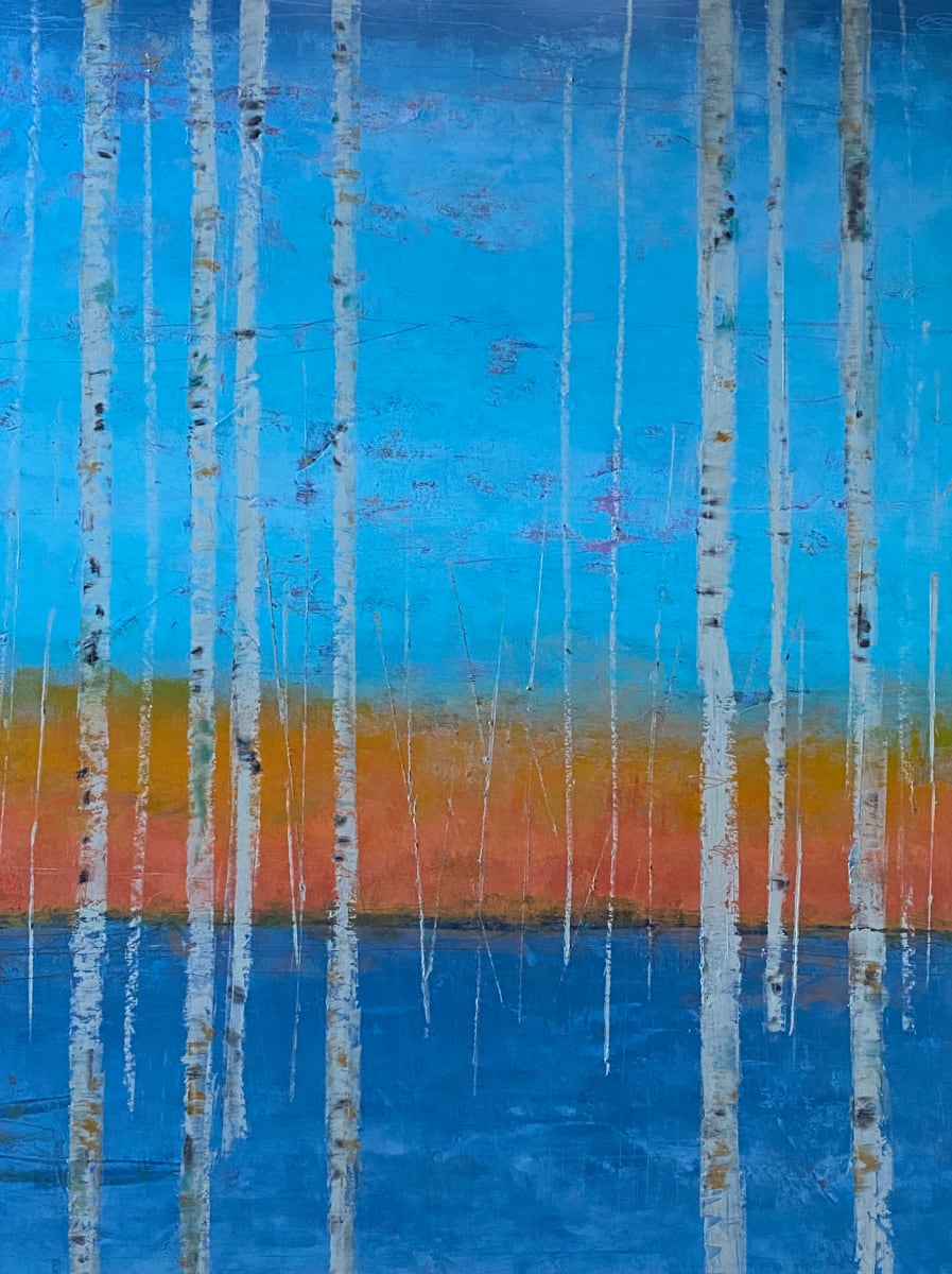 Branches Dancing, 40x30" by Ginnie Cappaert, Image 1.