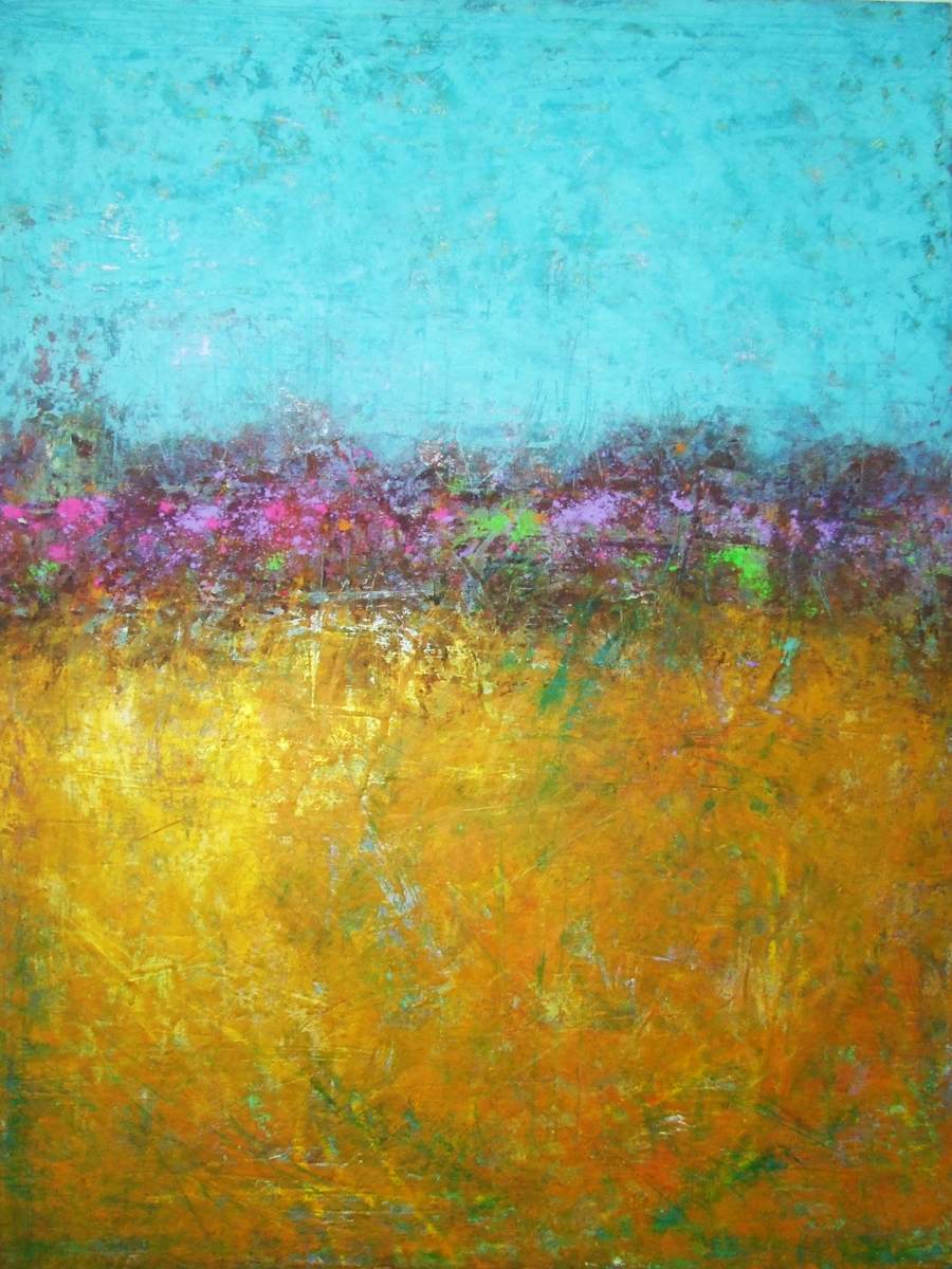 Chasing the Sky, 48x36" by Ginnie Cappaert, Image 1.