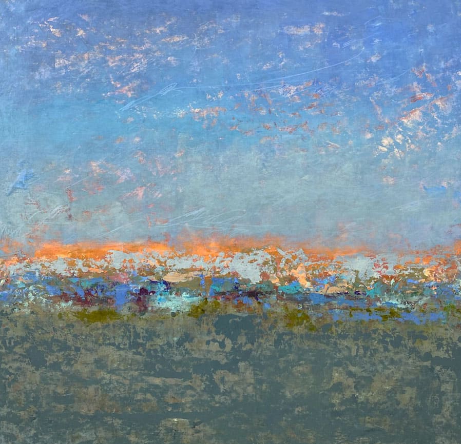 Clear Evening, 30x30" by Ginnie Cappaert 