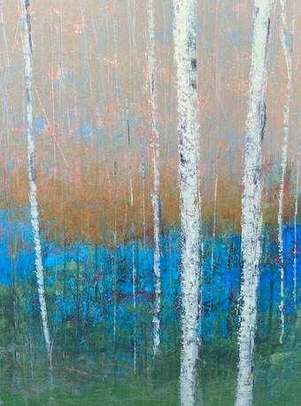 Clearing 2, 24x18" by Ginnie Cappaert 