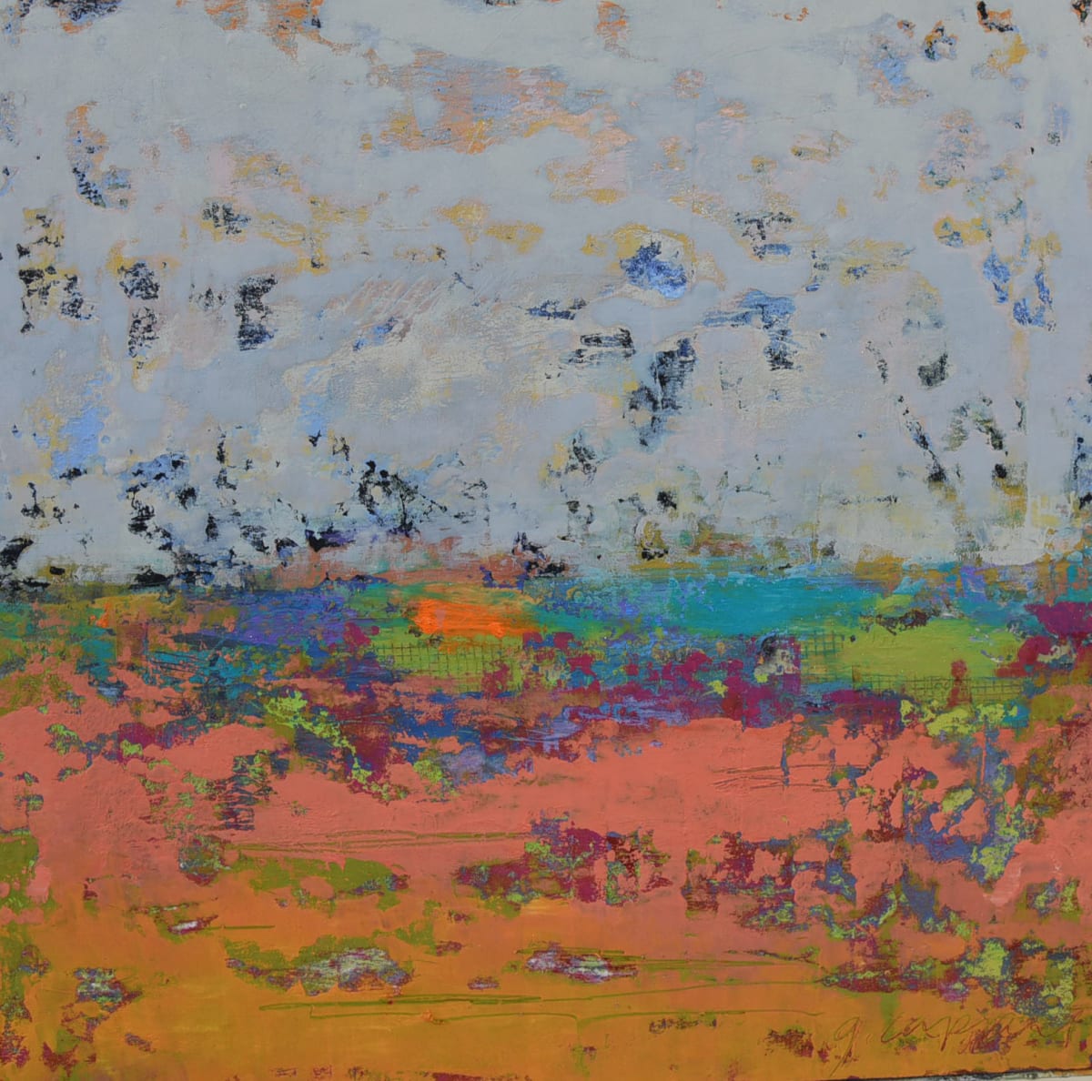 Climb 1, 16x16{" by Ginnie Cappaert 