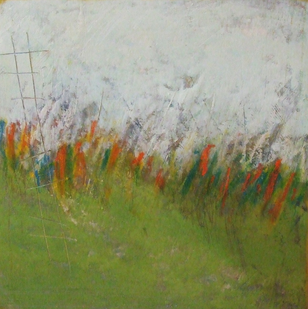 Climb 3, 16x16 by Ginnie Cappaert 