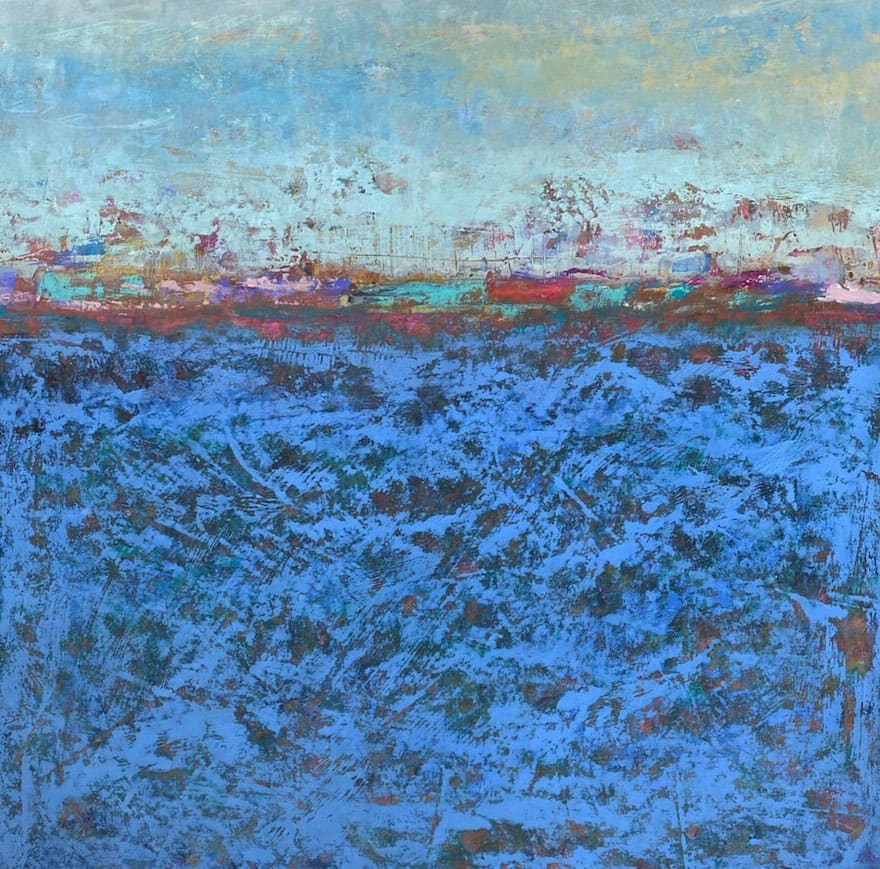 Connecting Within, 36x36 by Ginnie Cappaert 