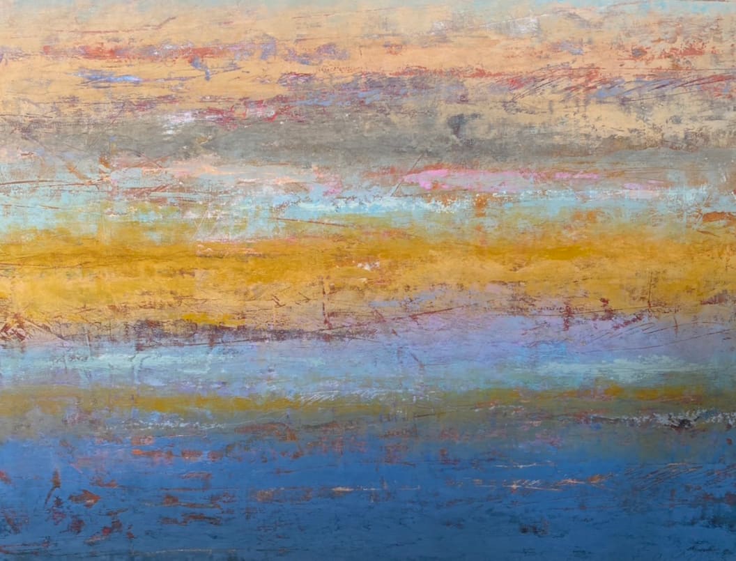 Dawn at the Lakeshore, 30x40", Image 1.