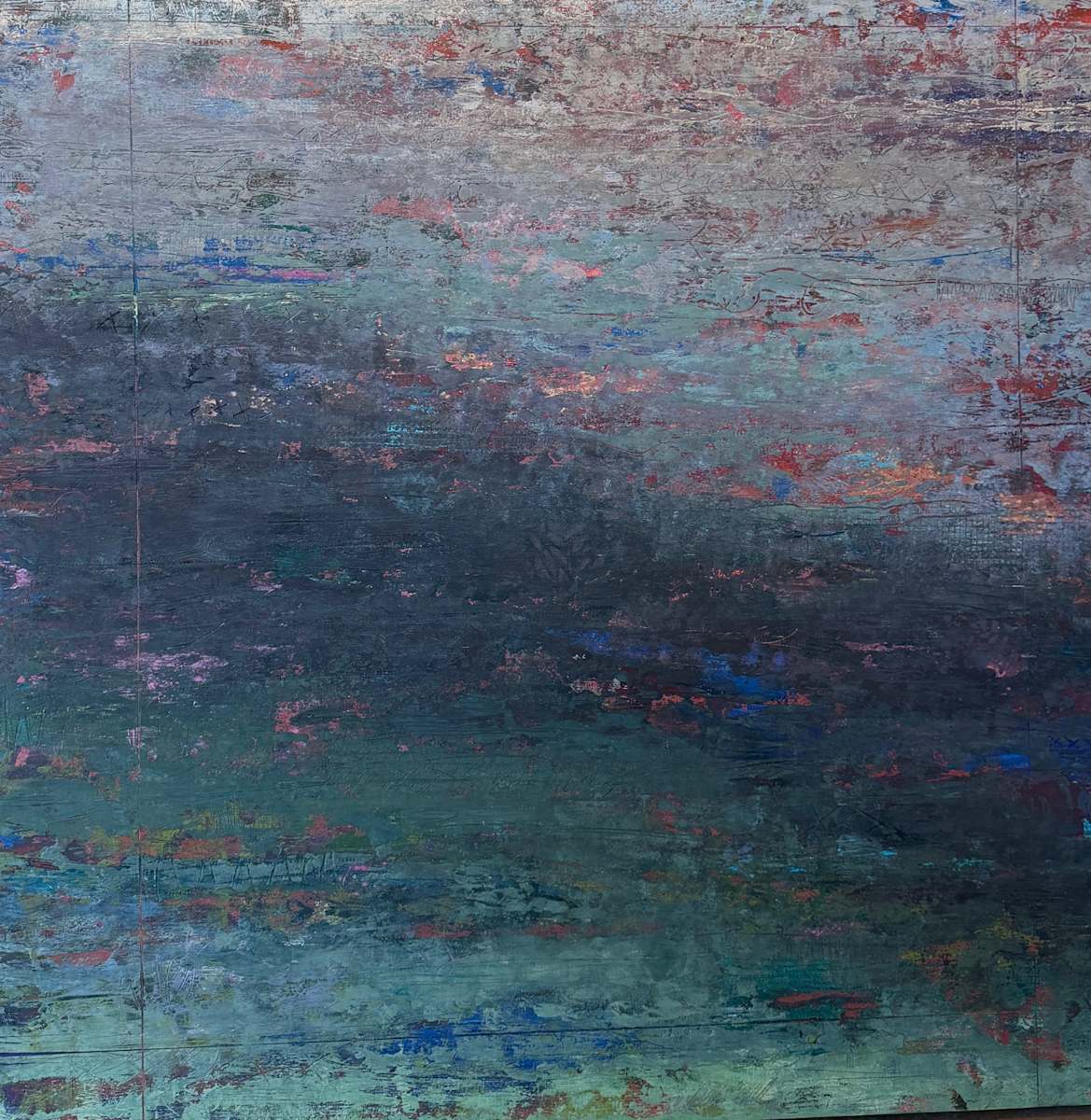 Desert Colors 2, 40x40" by Ginnie Cappaert, Image 1.