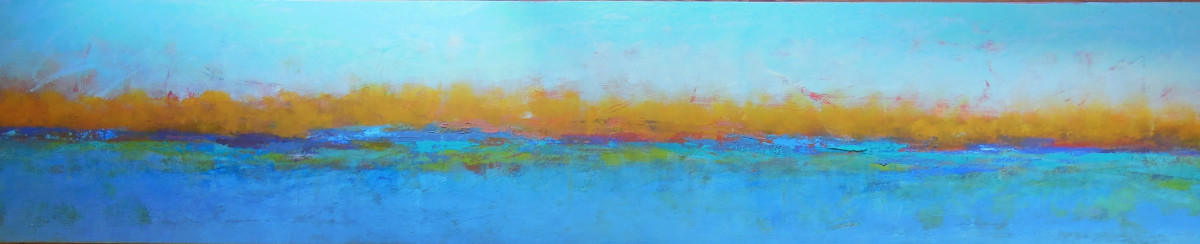 Distant Haze, 12x60" by Ginnie Cappaert 