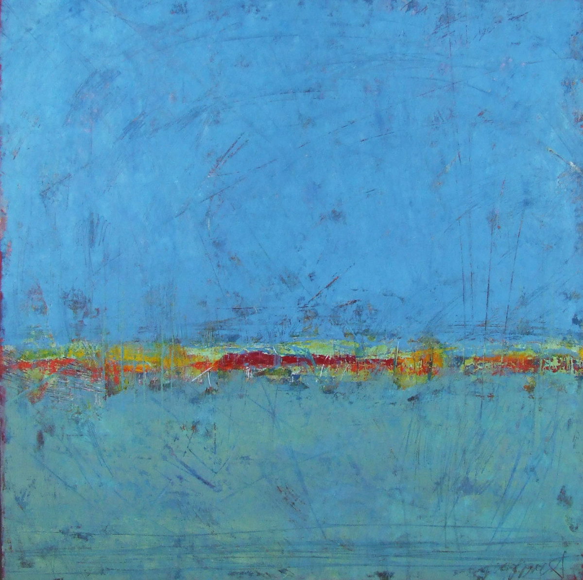 Dockside 24x24 by Ginnie Cappaert, Image 1.