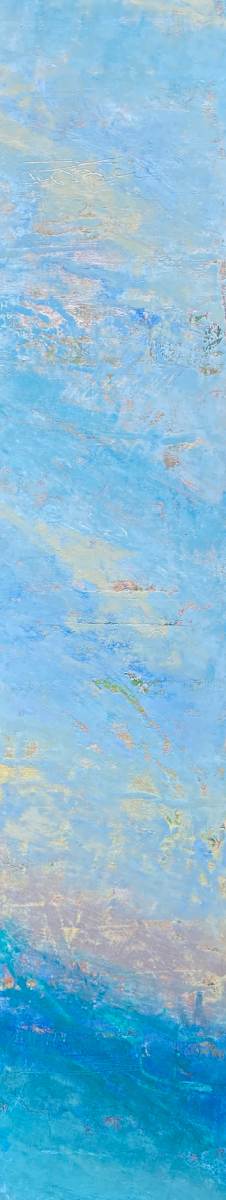 Effortless Grace 2, 60x12" by Ginnie Cappaert, Image 1.