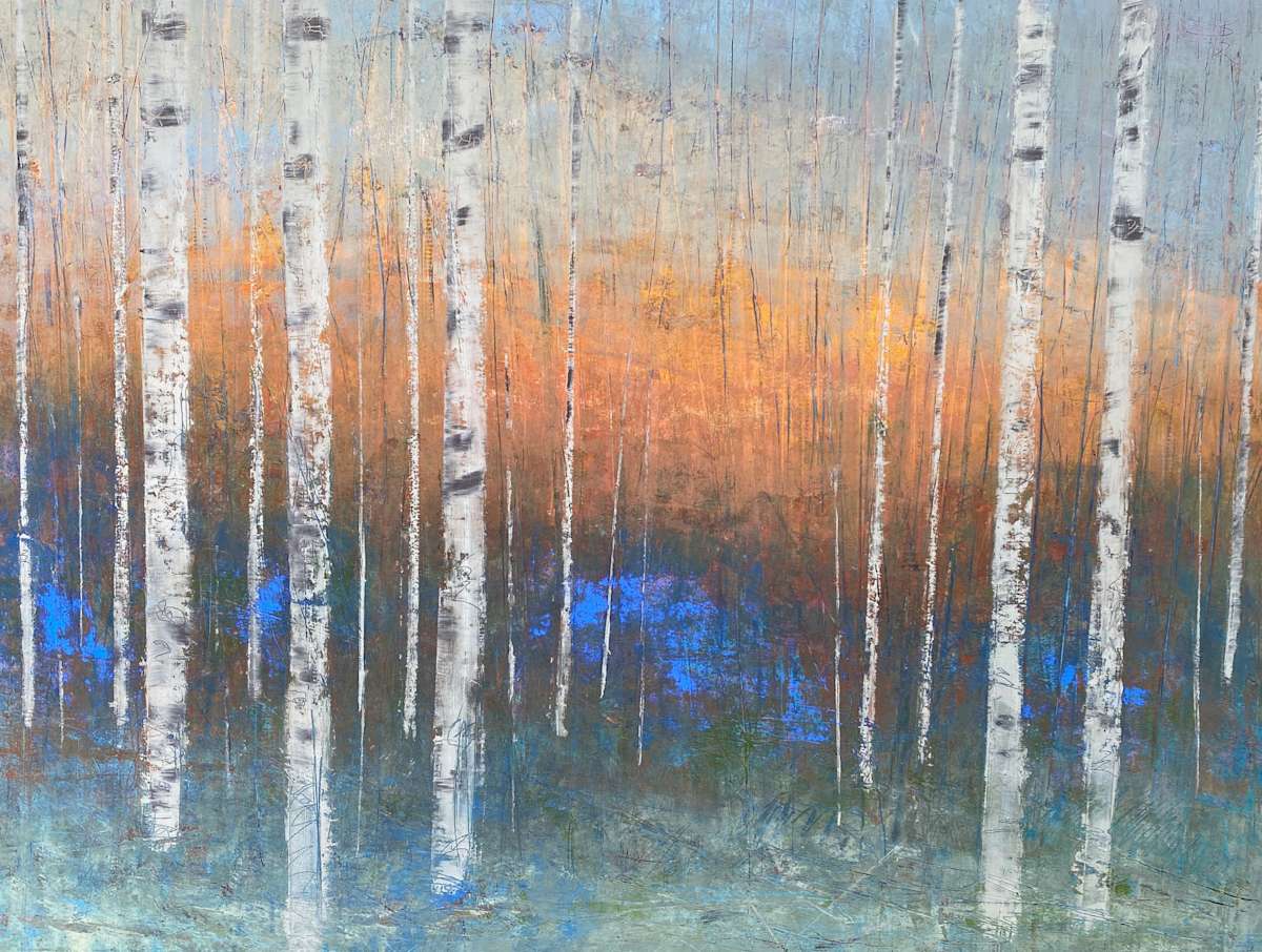 Evening in the Forest, 30x40" by Ginnie Cappaert, Image 1.