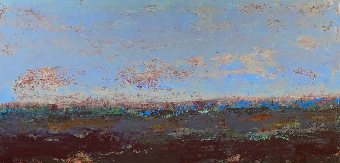 Evening Shore, 12x24" by Ginnie Cappaert 