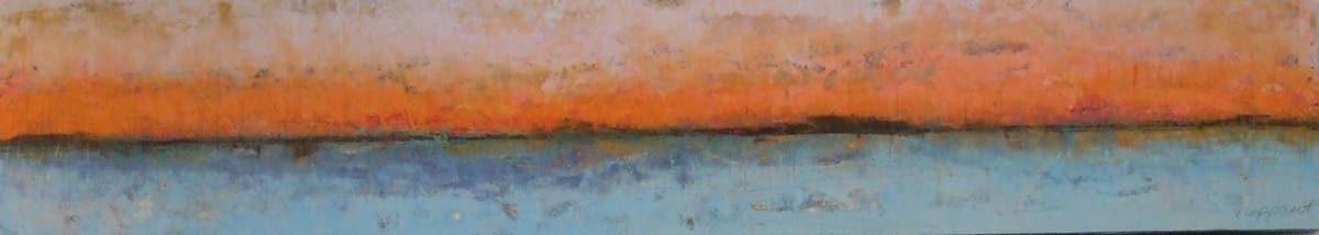 Evening at the Lake, 12x60" by Ginnie Cappaert 