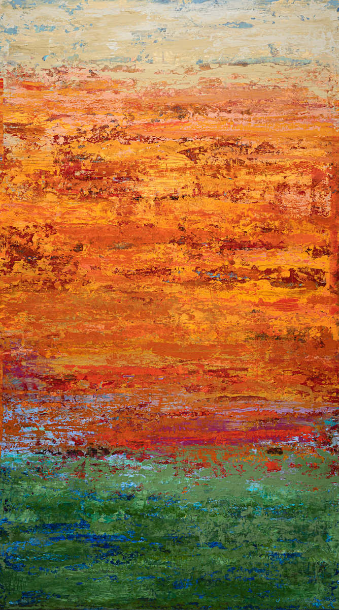 Filled with Gratitude, 60x34" by Ginnie Cappaert, Image 2.