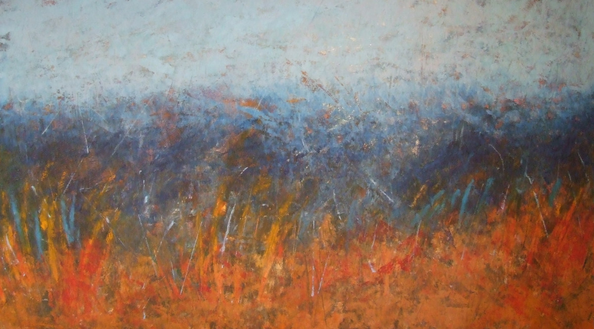Fire & Ice, 30x54 by Ginnie Cappaert 
