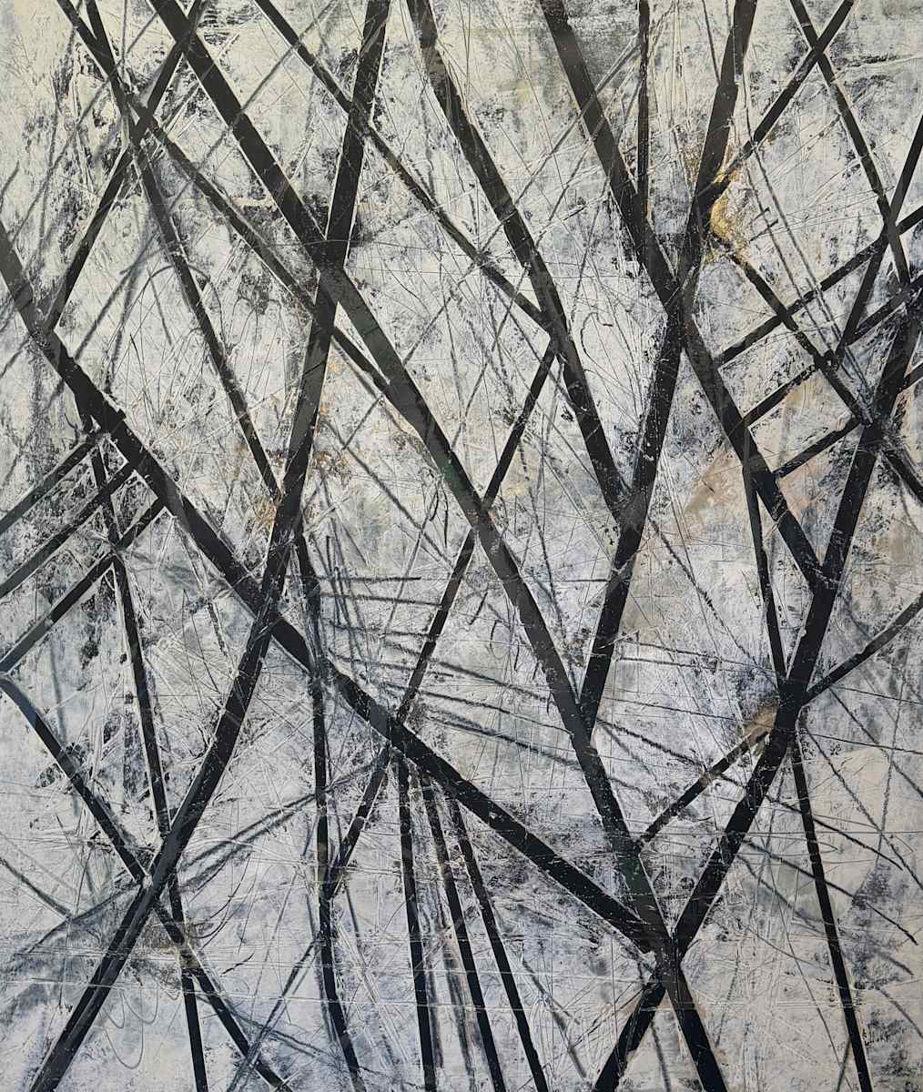 Forest Bathing I, 24x20" by Ginnie Cappaert, Image 1.