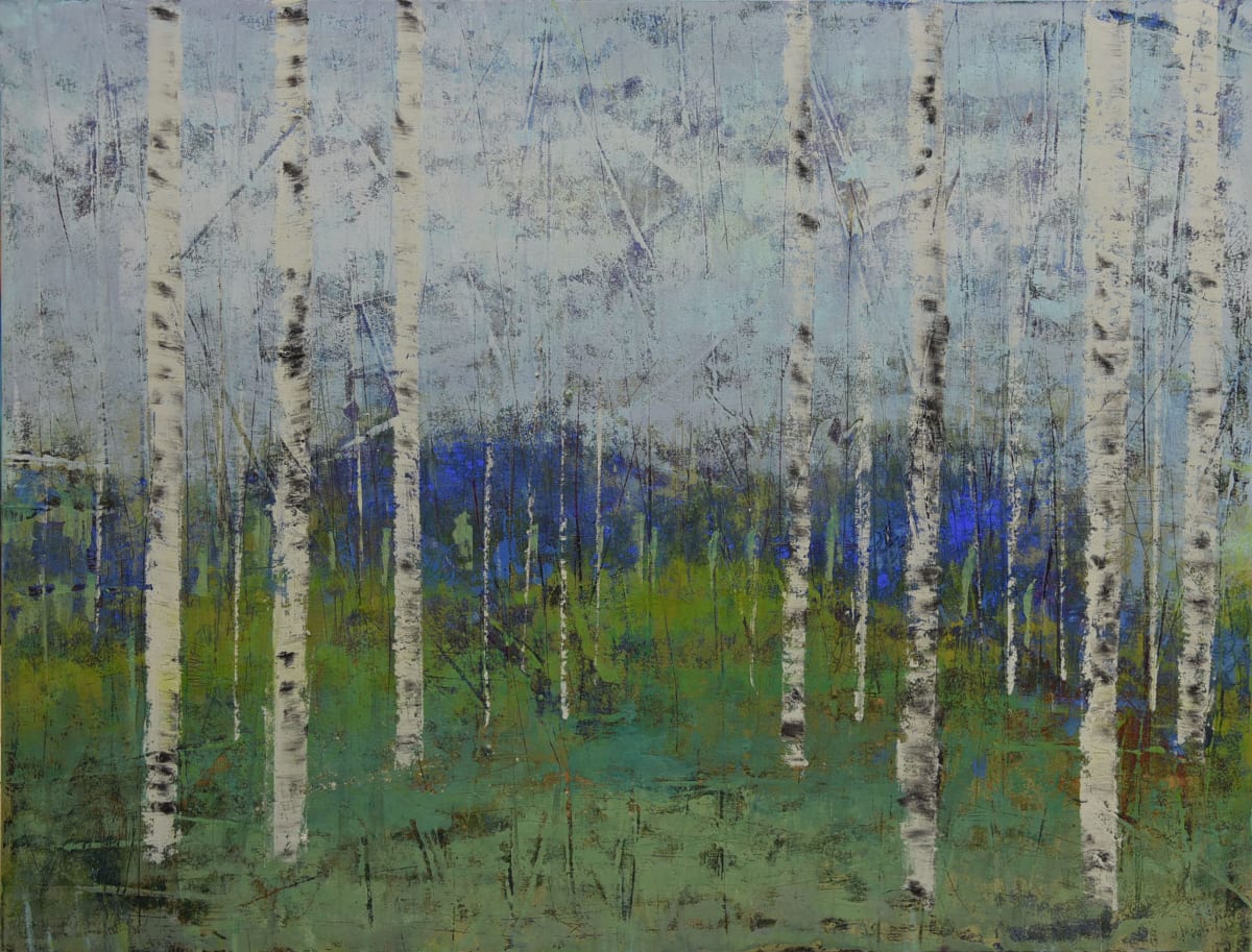 Forest Surprises 2, 30x40" by Ginnie Cappaert 