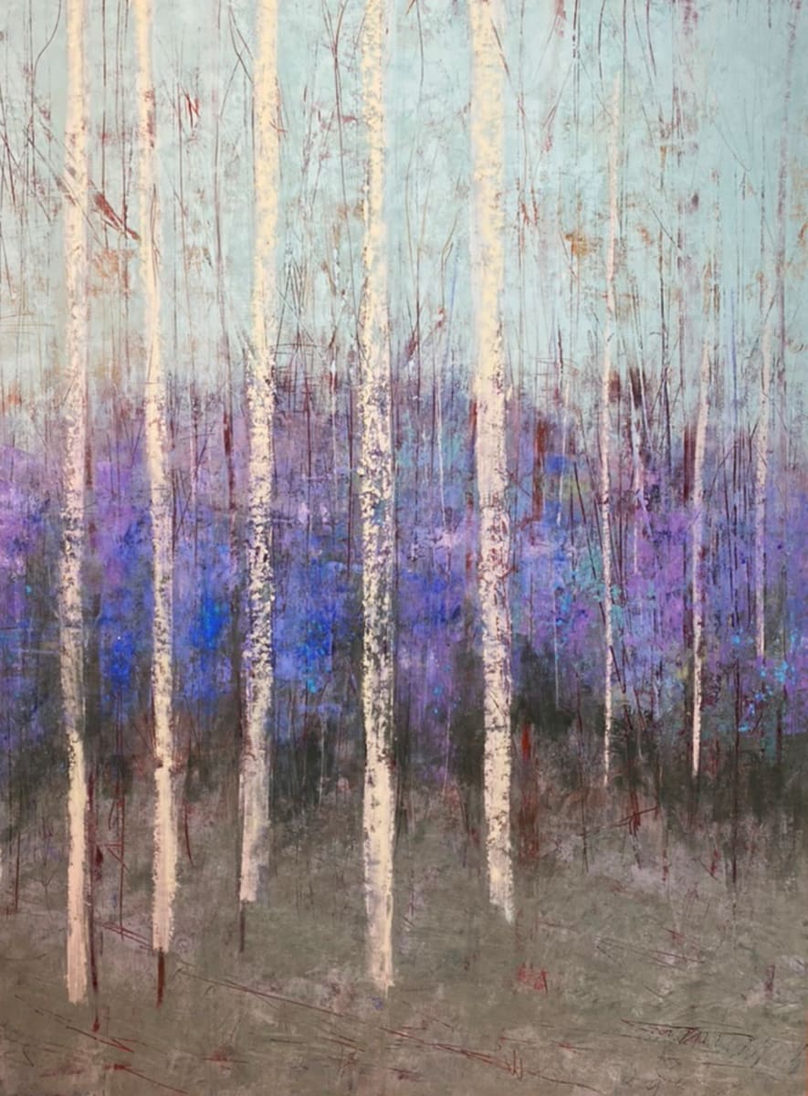 Forget Me Knot Forest, 40x30 