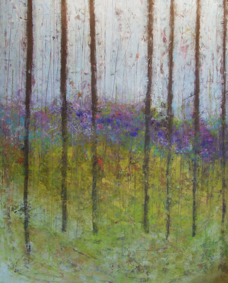 Forget Me Knots 2, 58x44 by Ginnie Cappaert 