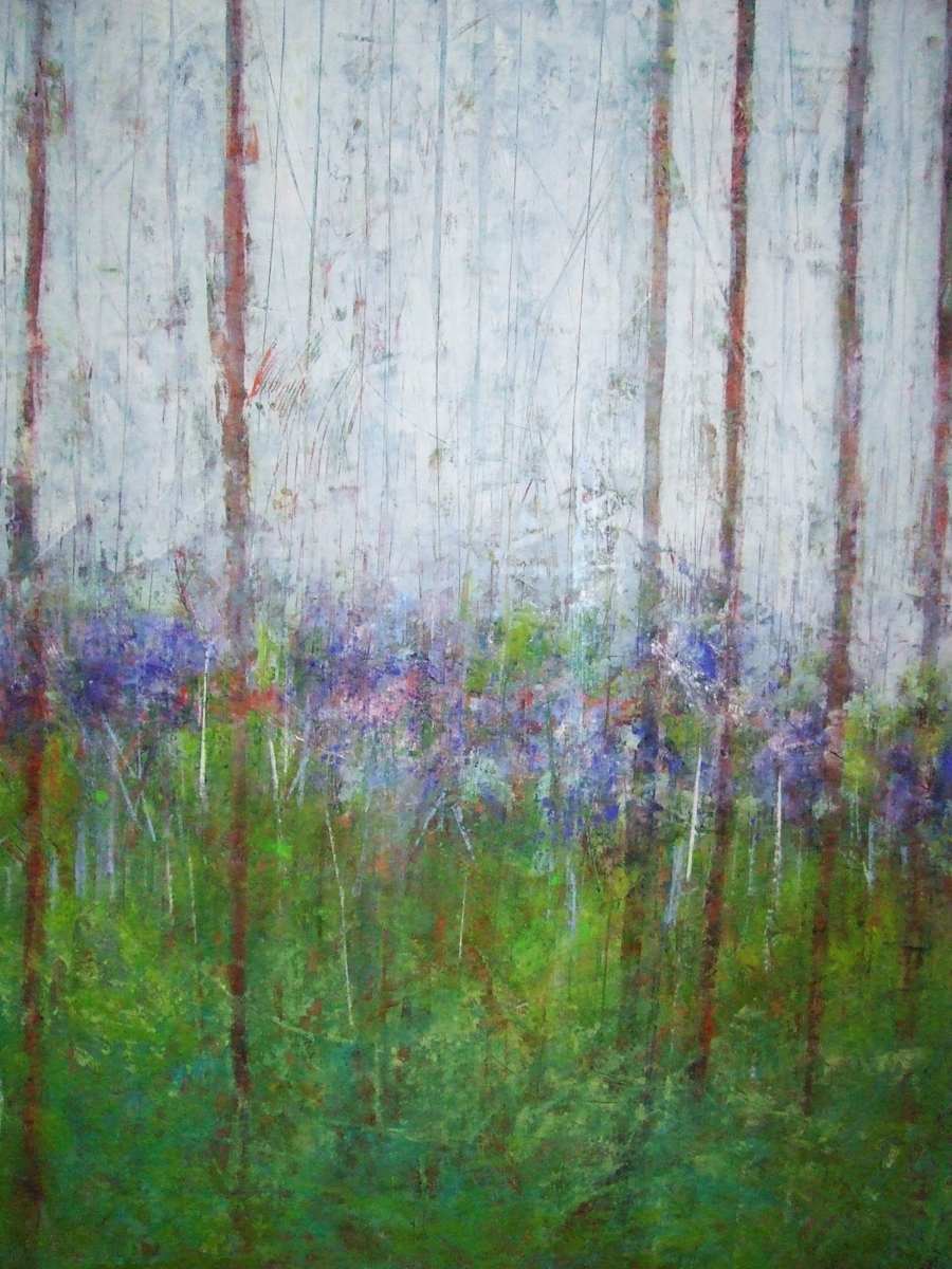 Forget Me Knot, 58x44" by Ginnie Cappaert, Image 1.