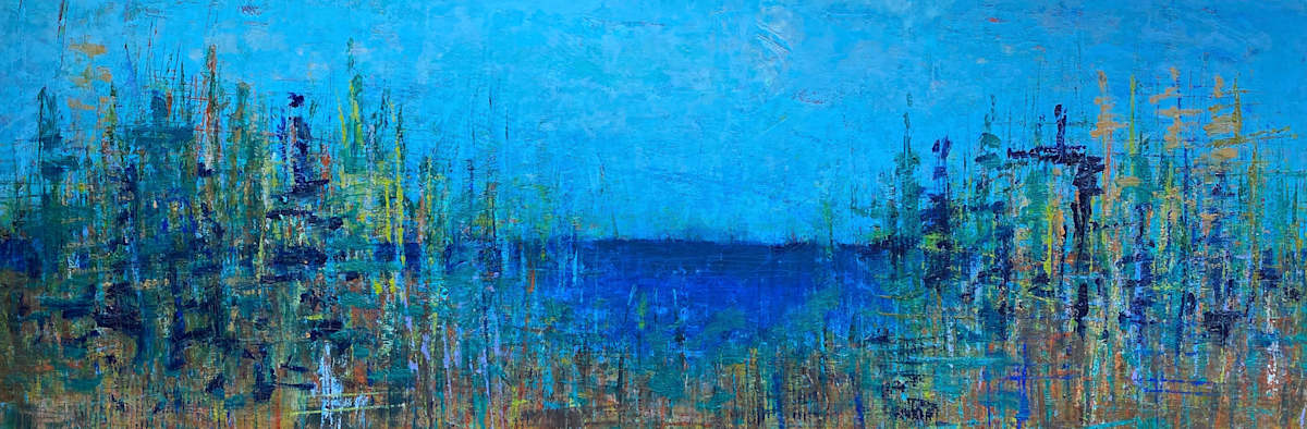 Found Beauty, 22x66" by Ginnie Cappaert 