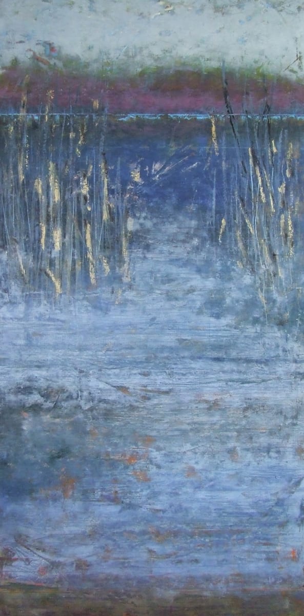 Fracture, 48x24 by Ginnie Cappaert 