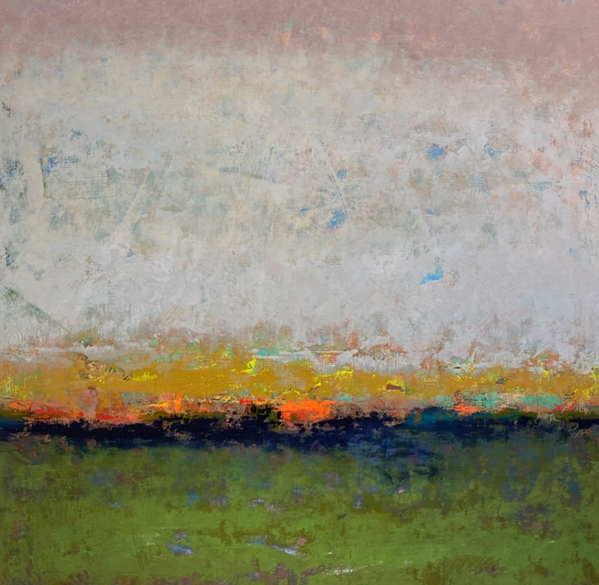 Golden Hour, 30x30" by Ginnie Cappaert 