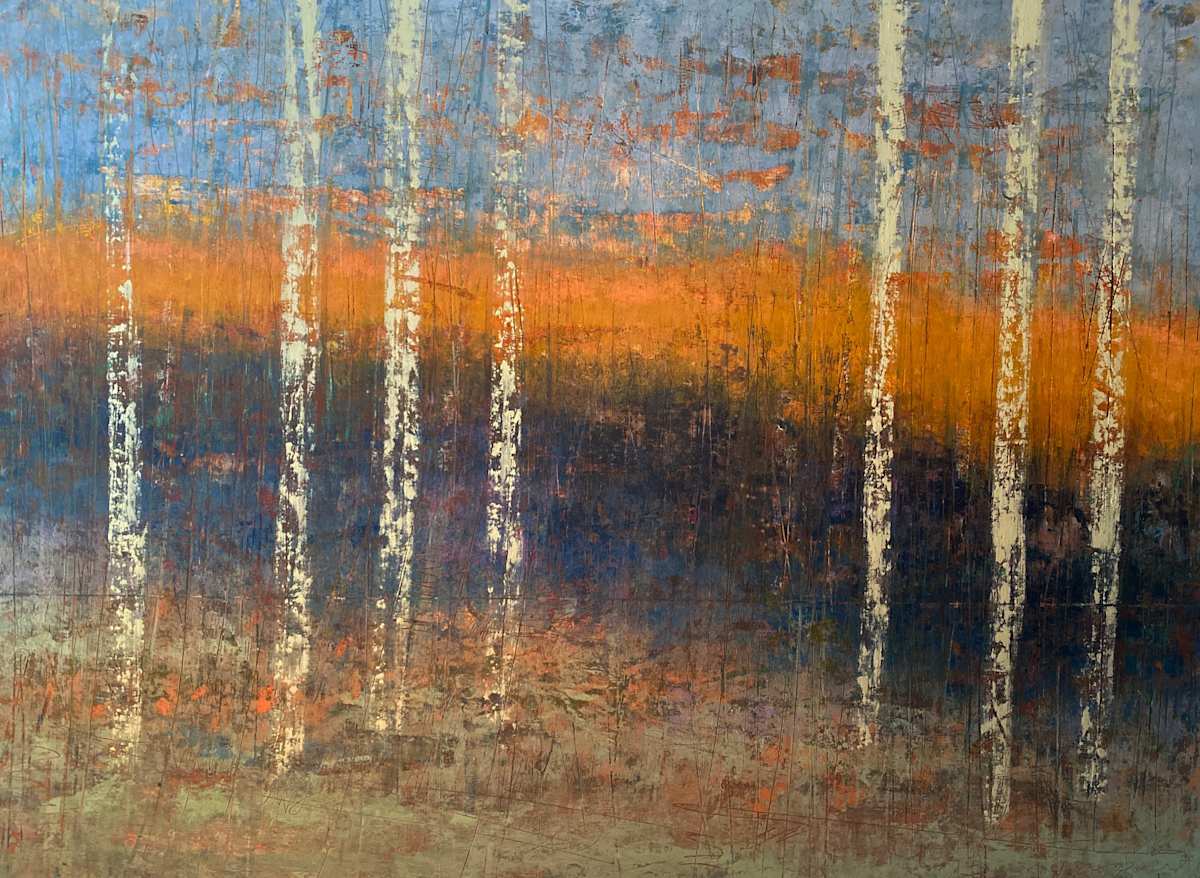 Golden Hours, 36x48 by Ginnie Cappaert 