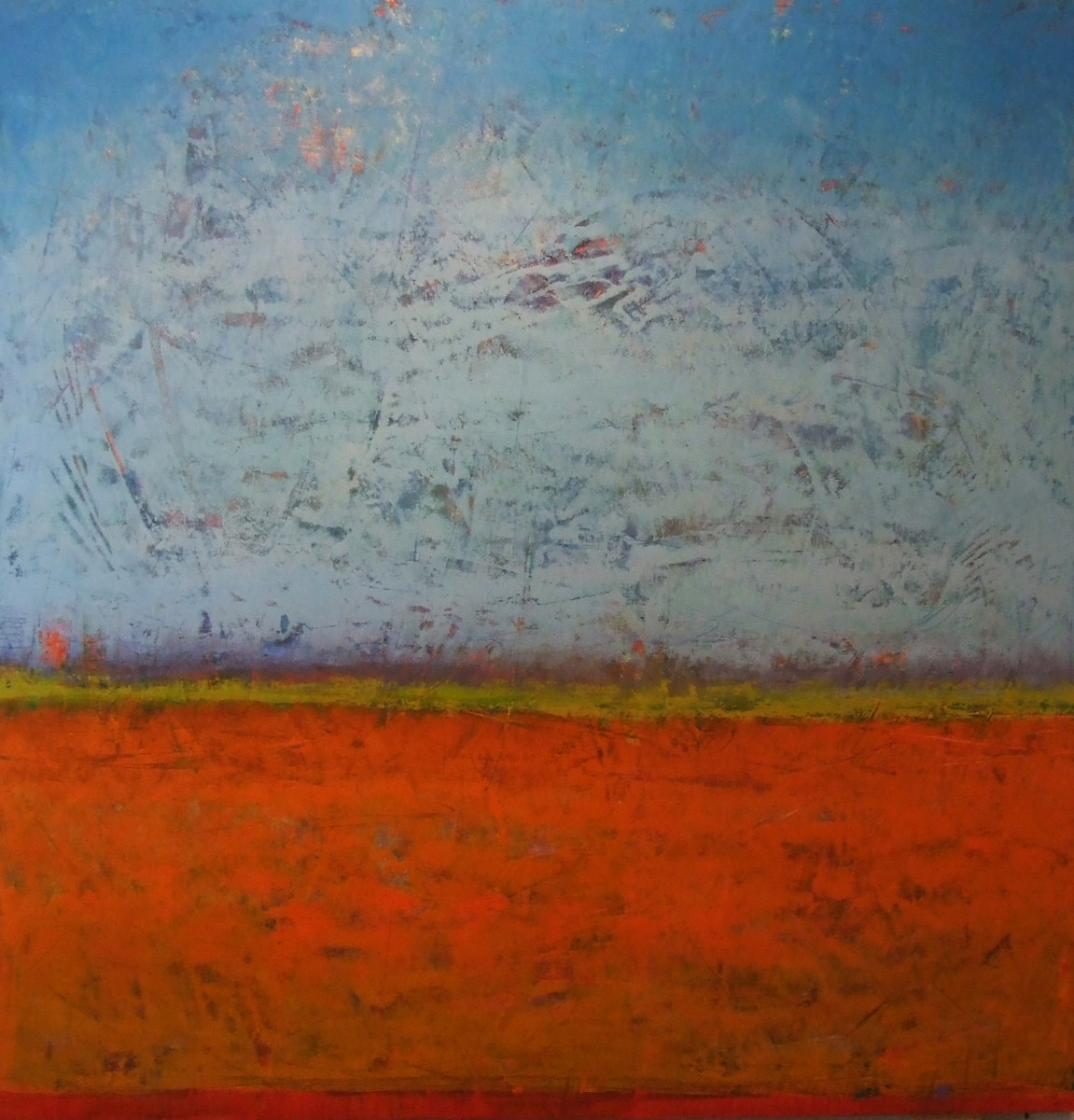 Happiness is a Choice 2, 48x48" by Ginnie Cappaert, Image 1.