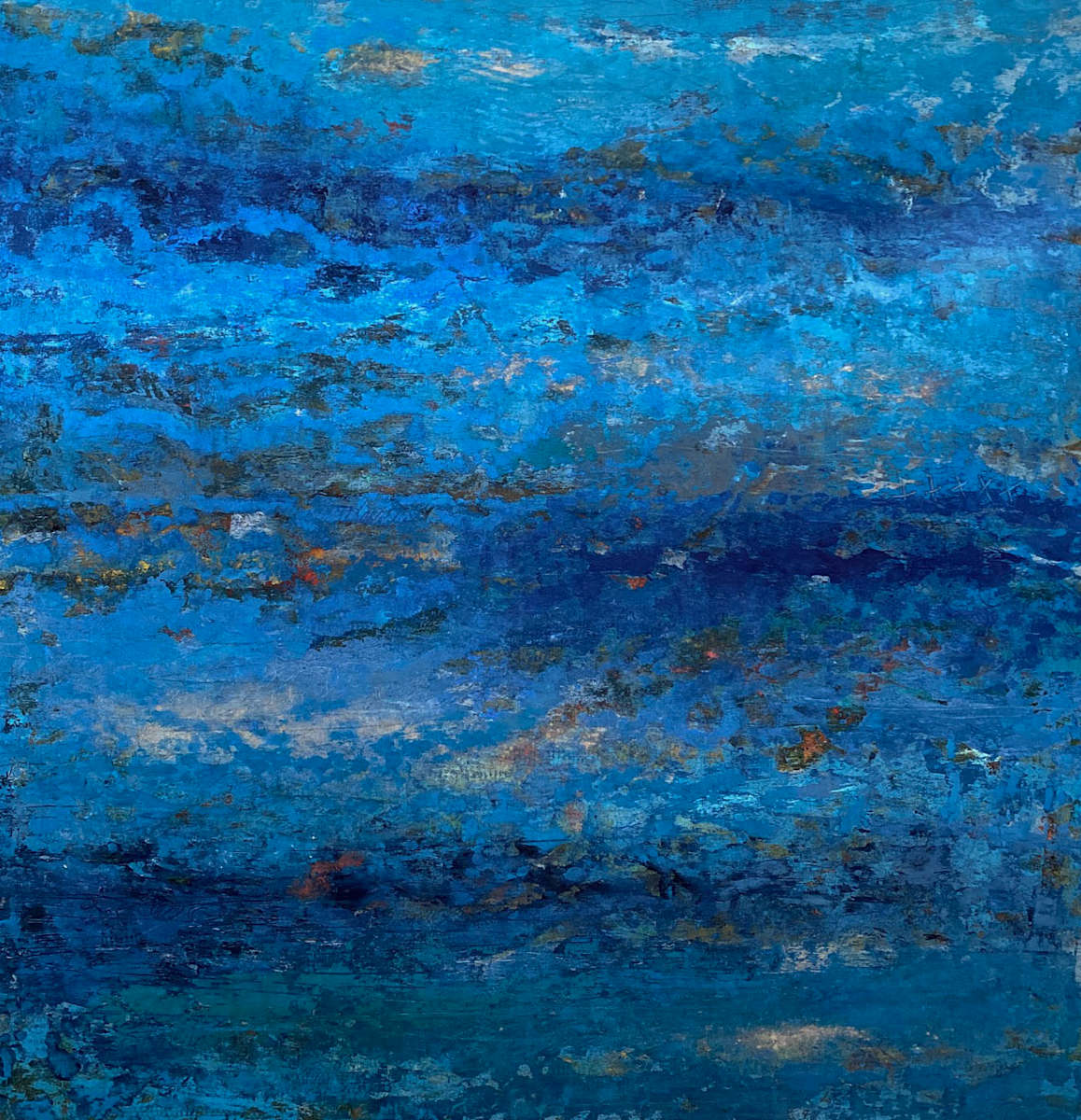 Healing Waters 3, 30x30" by Ginnie Cappaert 