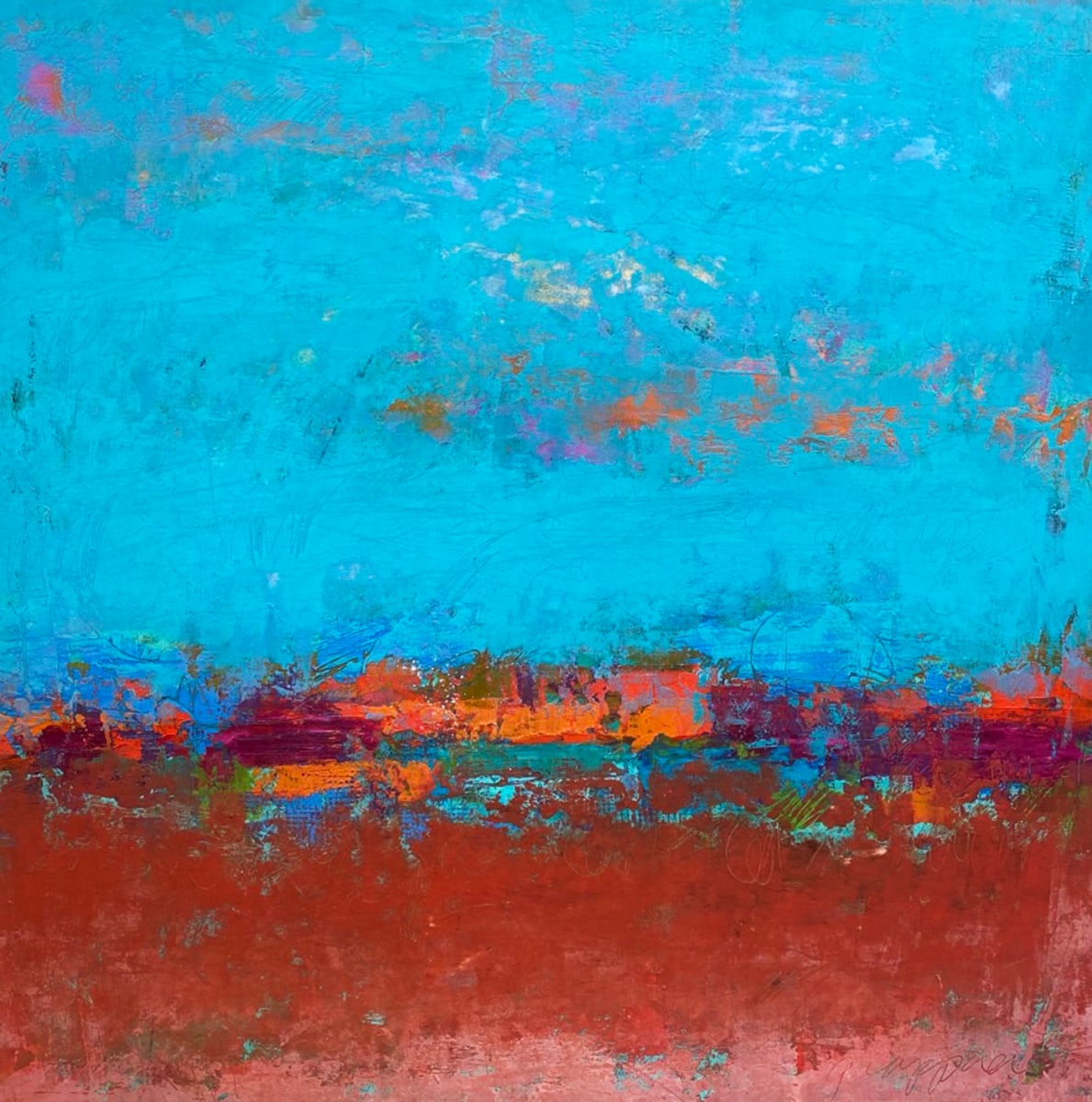 Heart of Life, 24x24" by Ginnie Cappaert, Image 5.