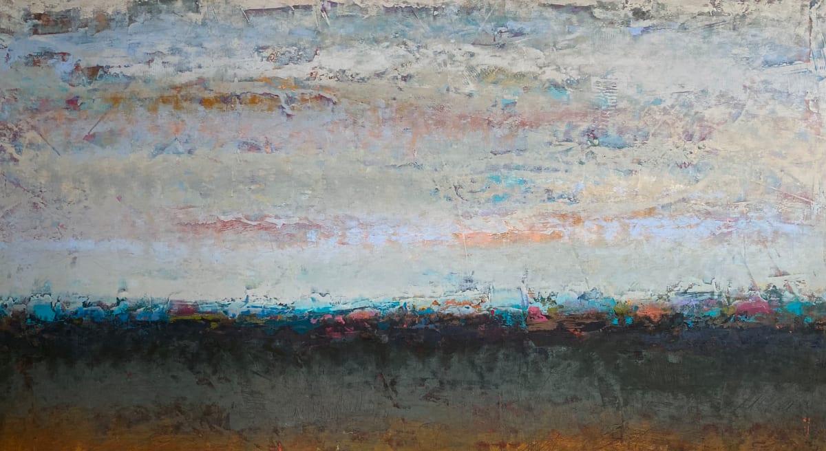 Hidden in Nature, 34x60" by Ginnie Cappaert 