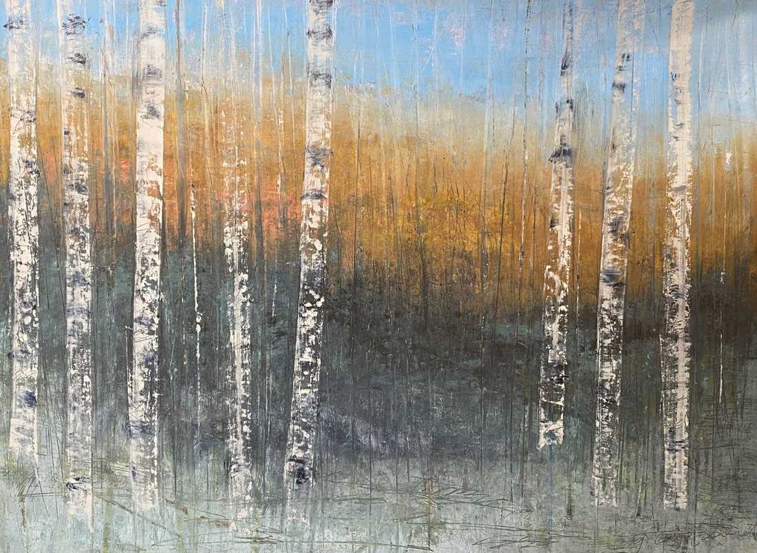 Hillside Morning 2, 24x32" by Ginnie Cappaert, Image 1.