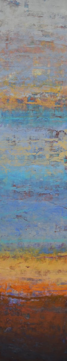Holding Space in the Unknown I, 60x12" by Ginnie Cappaert 