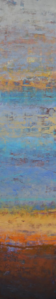 Holding Space in the Unknown I, 60x12" by Ginnie Cappaert 