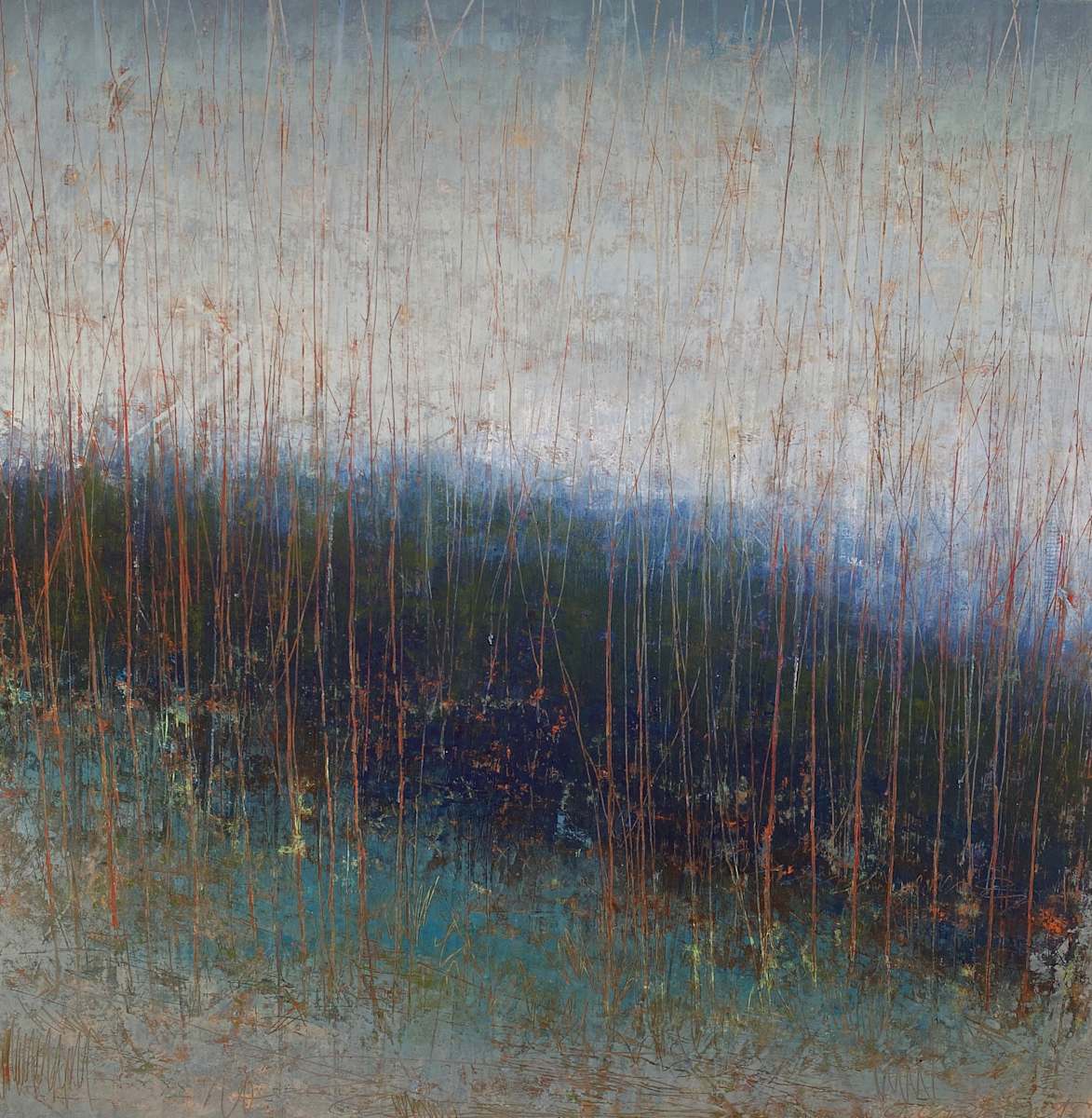 In Stillness, 36x36" by Ginnie Cappaert, Image 1.