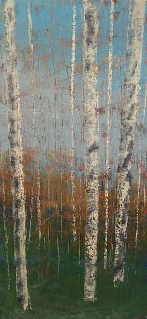 In the Distance 1, 36x18" by Ginnie Cappaert, Image 1.