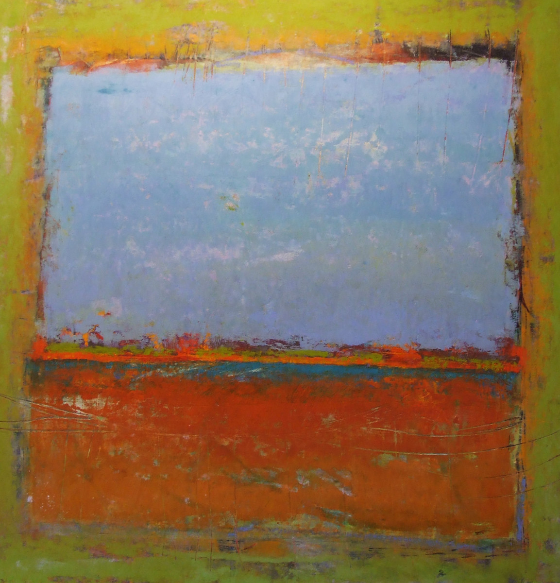 It Should Appear, 38x38" by Ginnie Cappaert 