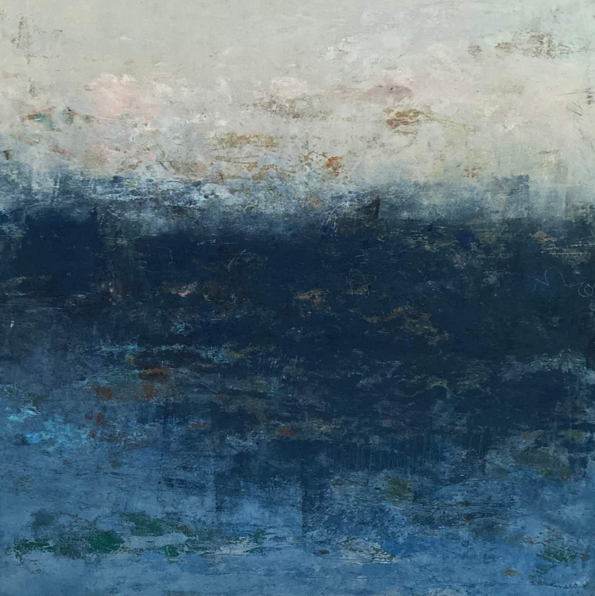 Lake Secrets 2, 18x18" by Ginnie Cappaert 