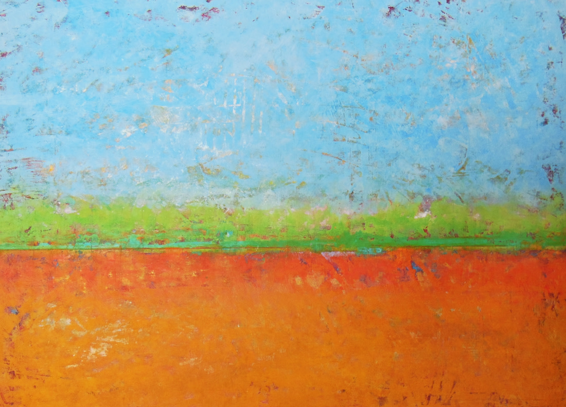 Lakeshore 1, 48x36" by Ginnie Cappaert, Image 1.