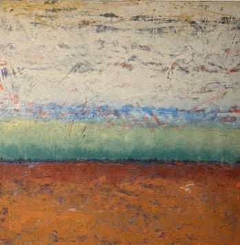 Lands Beyond, 36x36" by Ginnie Cappaert 