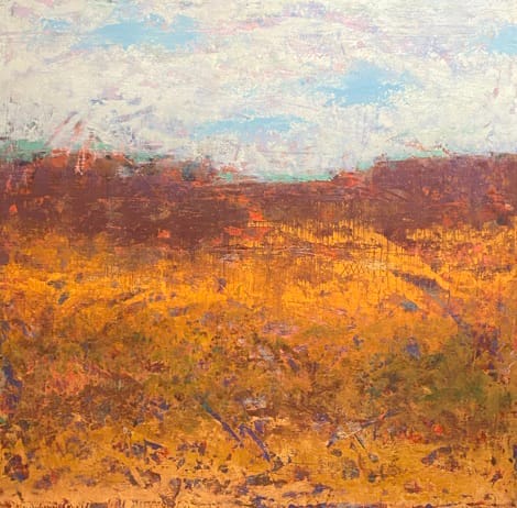 Let Go of the Safe Harbor 2, 36x36 by Ginnie Cappaert 