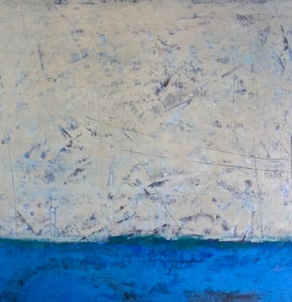 Let Go of the Safe Harbor 3, 36x36 by Ginnie Cappaert 