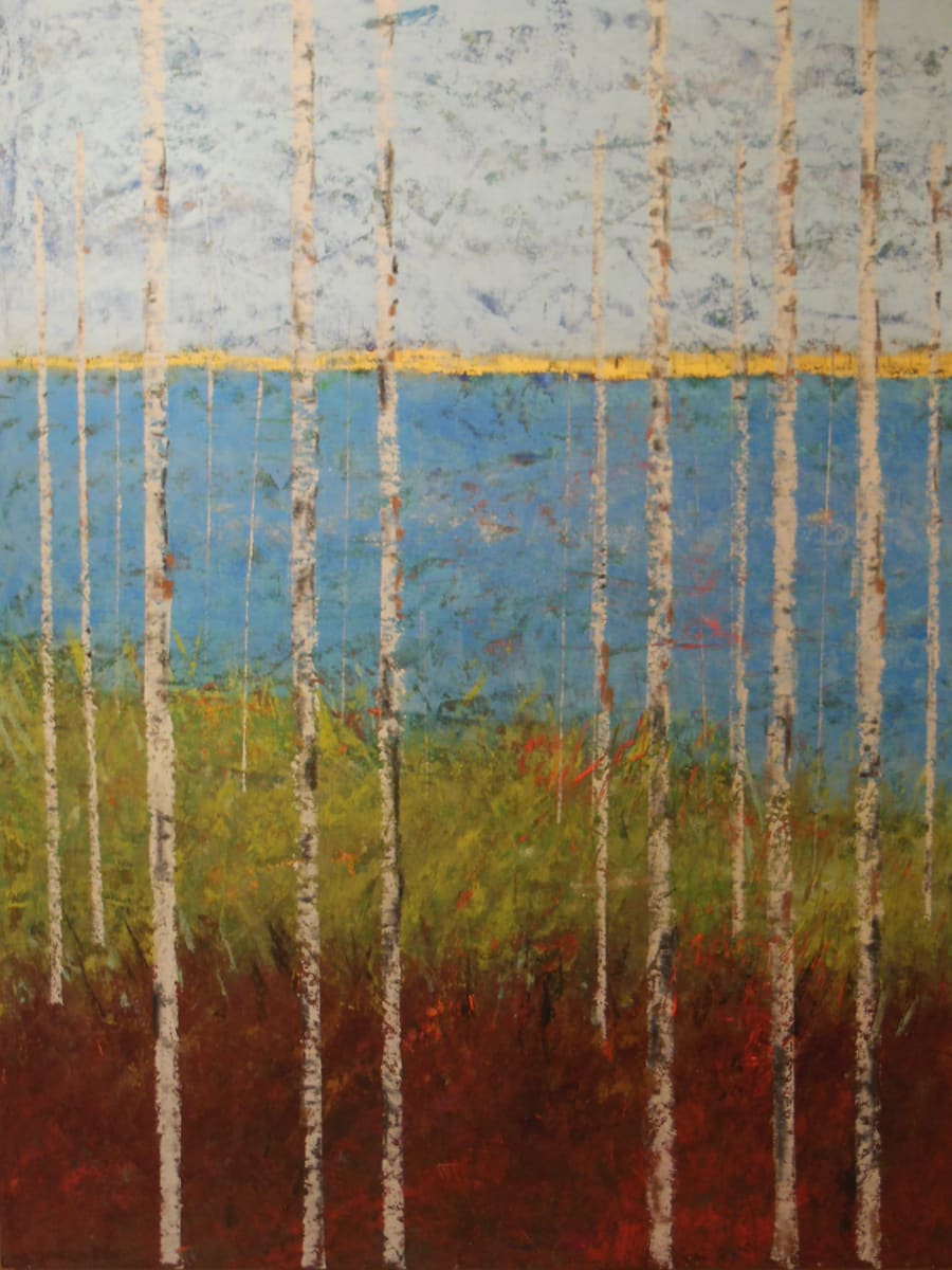 Life on the Bluff, 60x46" 