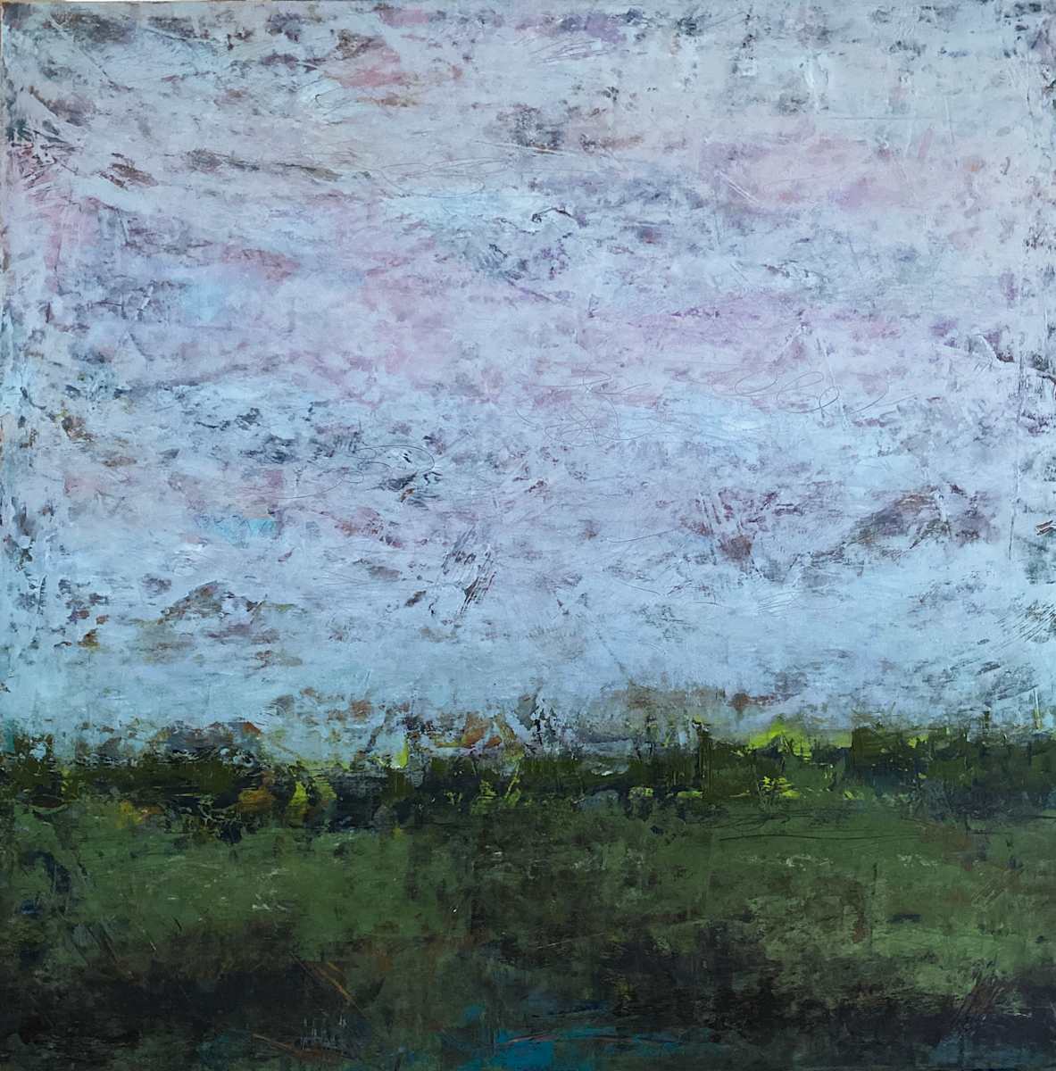 Light That Echoes, 40x40" by Ginnie Cappaert, Image 1.