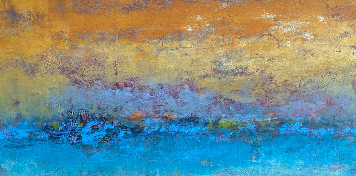 Listening, 12x24" by Ginnie Cappaert 